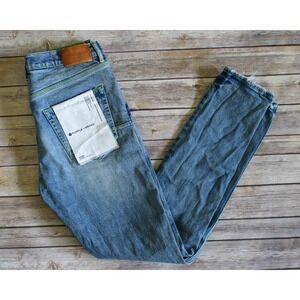 Purple Brand Jeans Mens 32 x 32 Light Wash Slim Fit Button Fly Low Rise P001